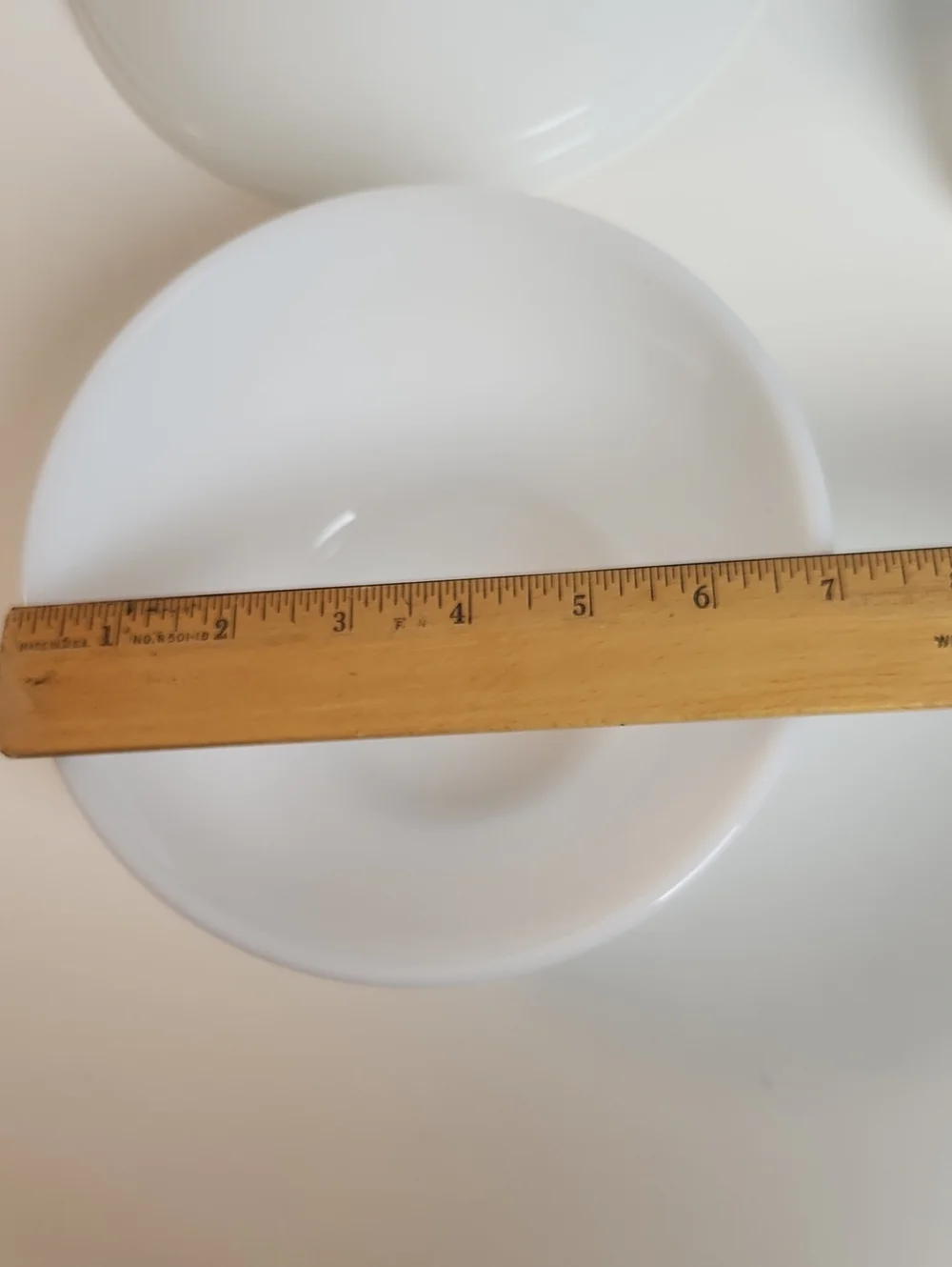 Vintage Federal Glass Milk Glass Mixing Bowl Set
